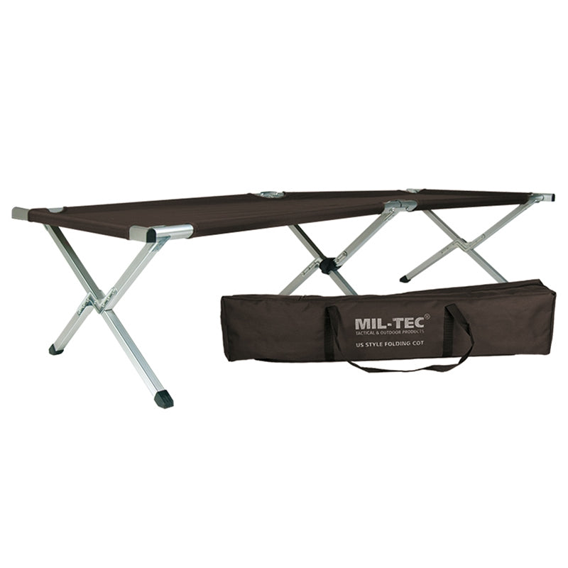 Lit picot Mil-Tec type US en alumnium 190 x 65 cm