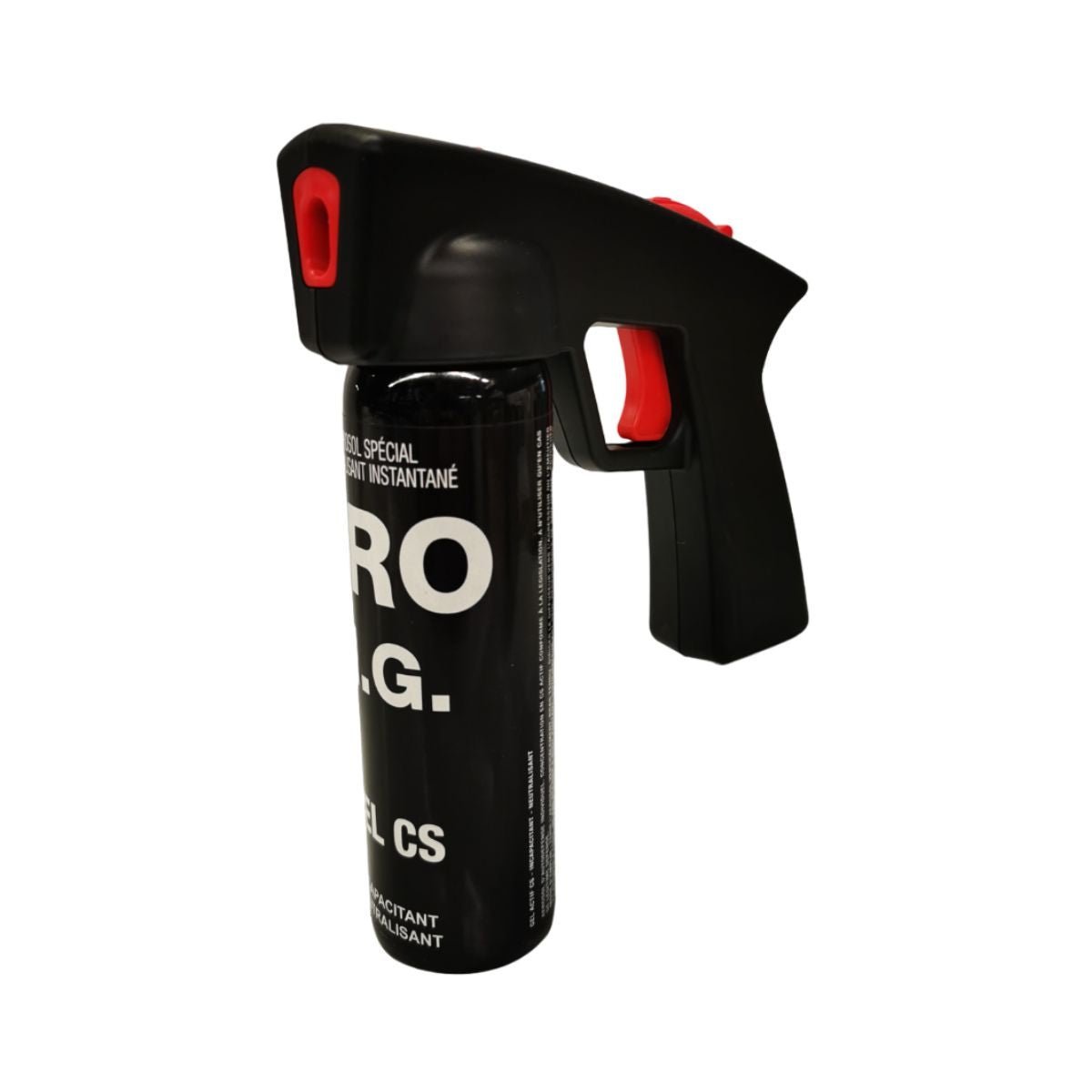 Aérosol de défense CBM gel lacrymogène CS + Poignée N.G 100 ml