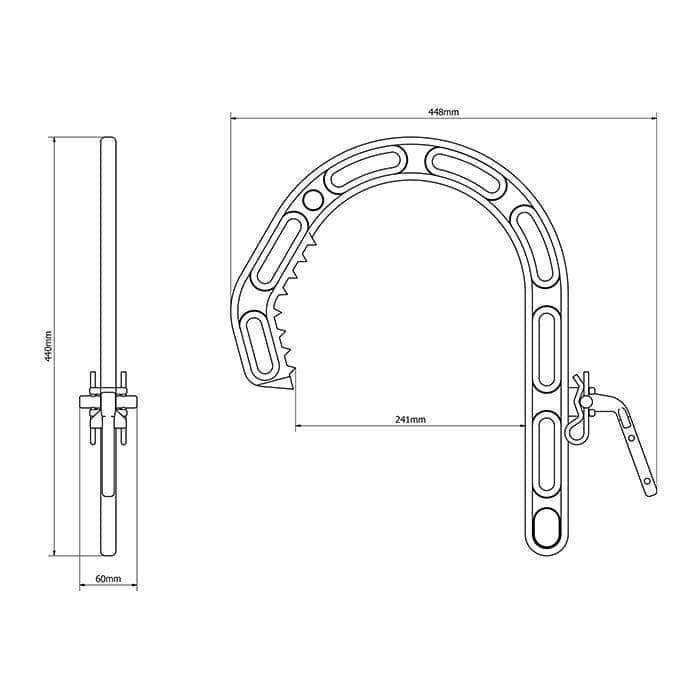Crochet Olympia Triumph Titanium Hook 241 mm