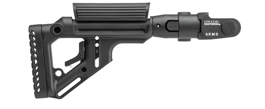 Crosse pliante FAB Defense UAS-AKMS P avec appui joue intégré pour AKMS