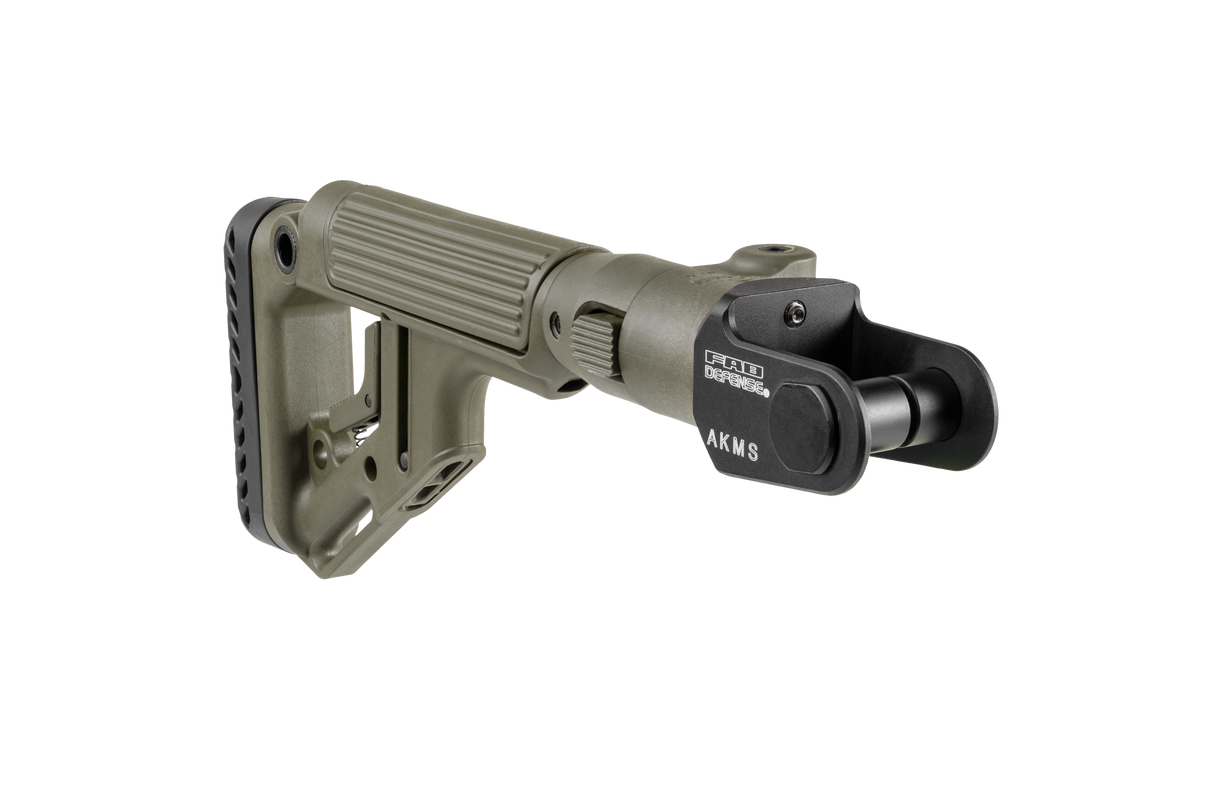 Crosse pliante FAB Defense UAS-AKMS P avec appui joue intégré pour AKMS