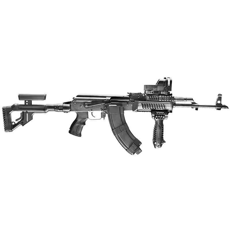 Garde-main avec rails Picatinny Quad-Rail FAB Defense AK-47 en polymère avec rails Picatinny