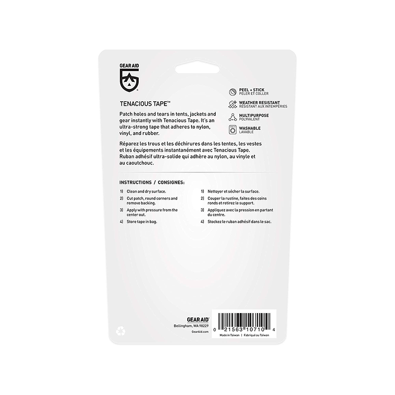 Kit de réparation Gear Aid Tenacious Patches