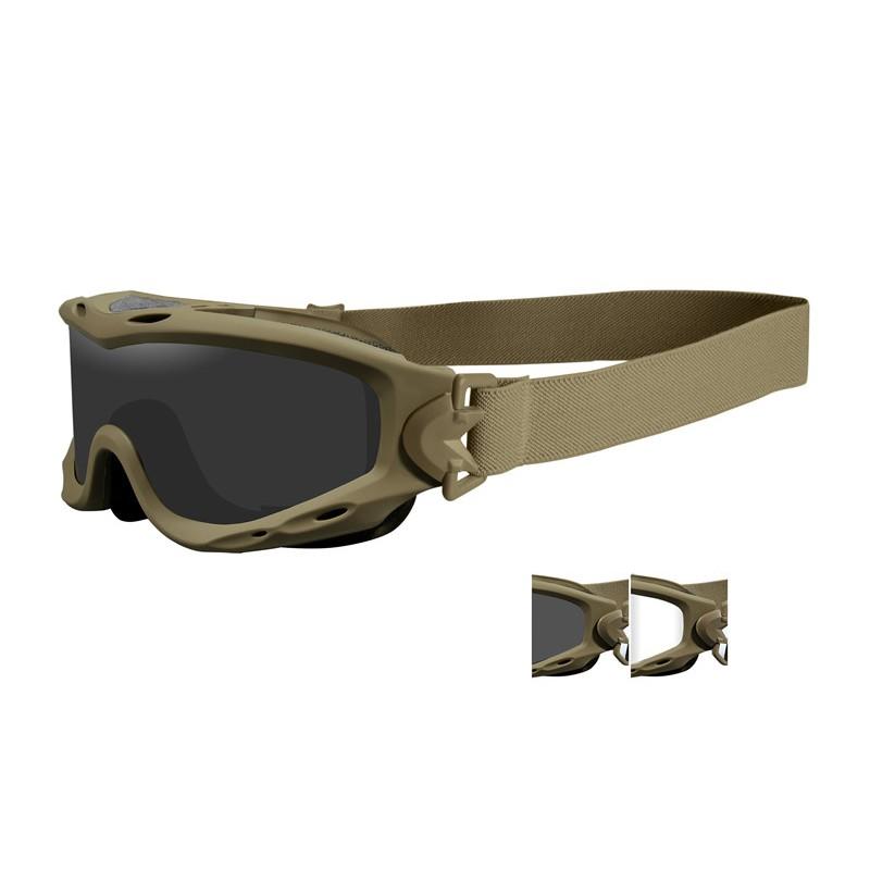 Masque balistique Wiley X Spear Tan