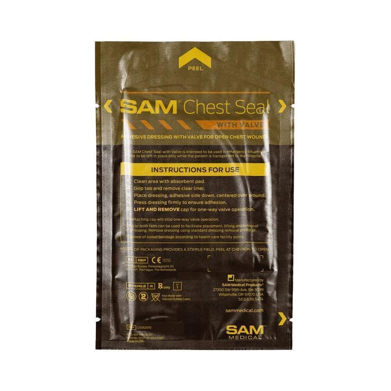 Pansement SAM Medical Chest Seal avec Valve