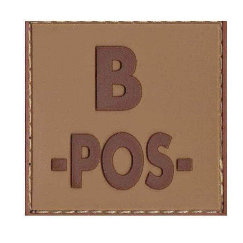 Patch Identifiant Groupe Sanguin Low Visibility PVC CT