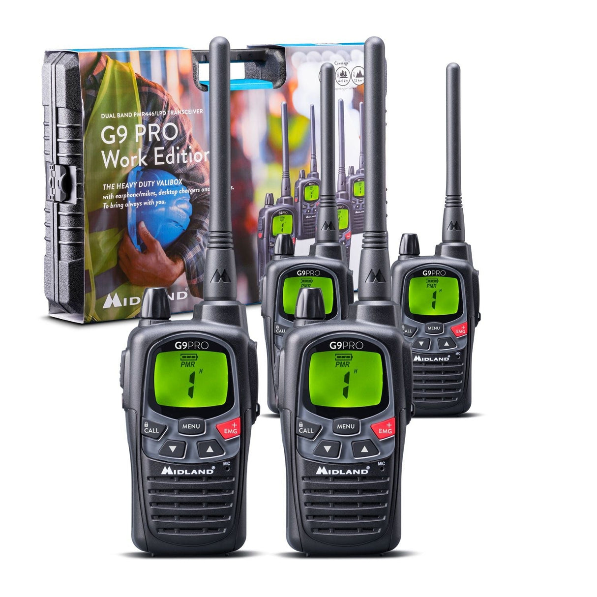 Radio G9 PRO VALIBOX 4 RADIOS