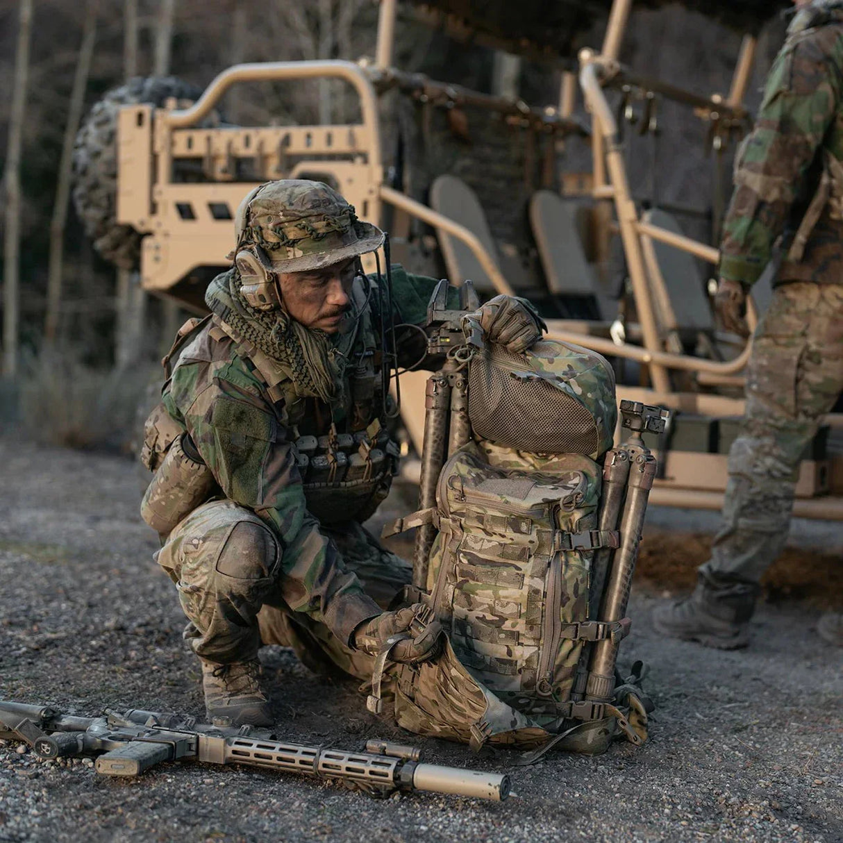 Panneau de portage additionnel pour sac Eberlestock Mission Load EMOD Multicam