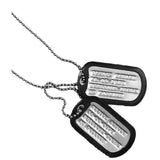Silencieux de Dog Tags Mil-Tec (Paire)