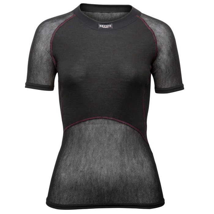 WOOL THERMO LIGHT W'S - Brynje - Noir XS - 7024874130420 - 1