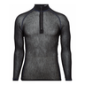 WOOL THERMO LIGHT ZIP 3/4 NECK - Brynje - Noir XS - 7024874040422 - 1