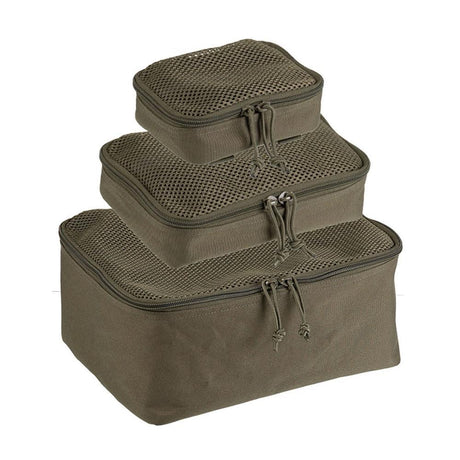 Accessoire de bagagerie LOT DE 3 POCHETTES MAILLE Mil - Tec - Vert olive - Welkit.com