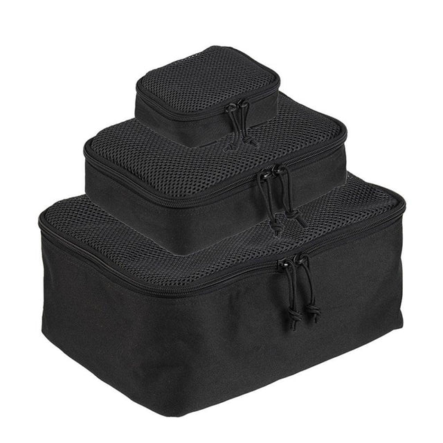 Accessoire de bagagerie LOT DE 3 POCHETTES MAILLE Mil - Tec - Noir - Welkit.com