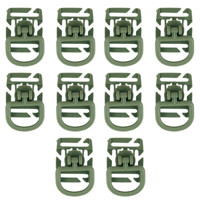 Accessoire MOLLE D - RING Bulldog Tactical - Vert olive - Welkit.com