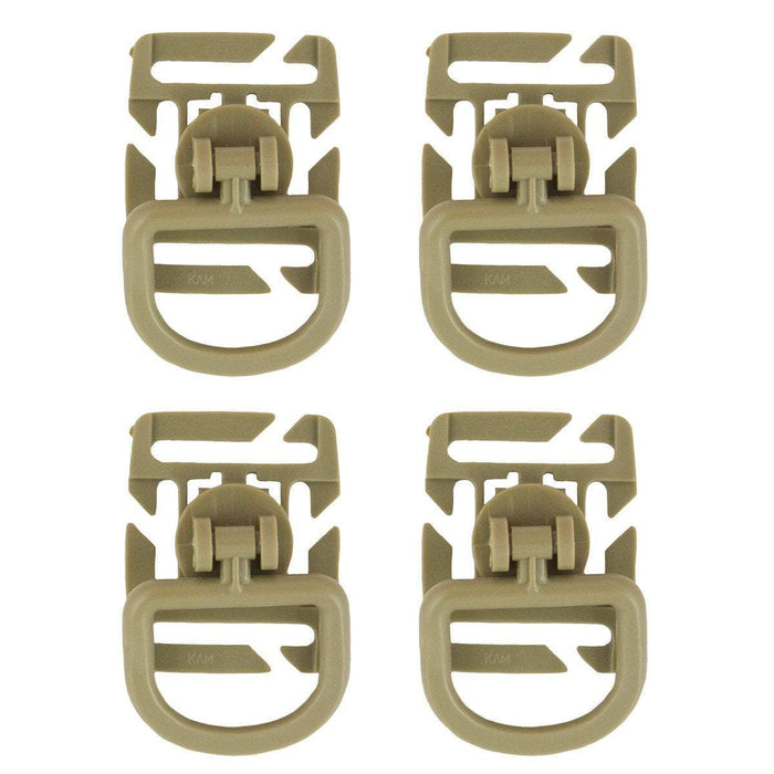 Accessoire MOLLE D - RING Bulldog Tactical - Coyote - Welkit.com