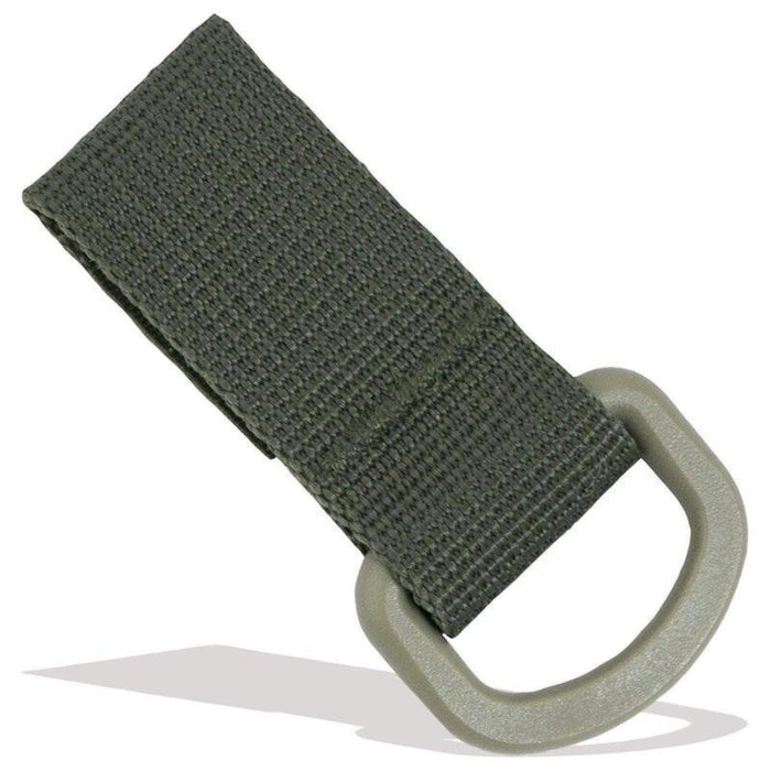 Accessoire MOLLE D - RING VELCRO Bulldog Tactical - Vert olive - Welkit.com