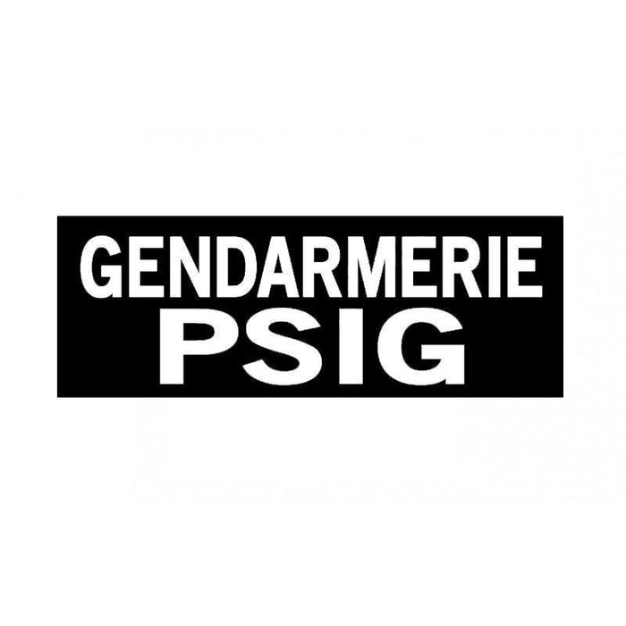 Bandeau rétroréfléchissant GENDARMERIE Patrol Equipement - Noir - Welkit.com