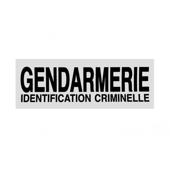 Bandeau rétroréfléchissant GENDARMERIE Patrol Equipement - Blanc - Welkit.com