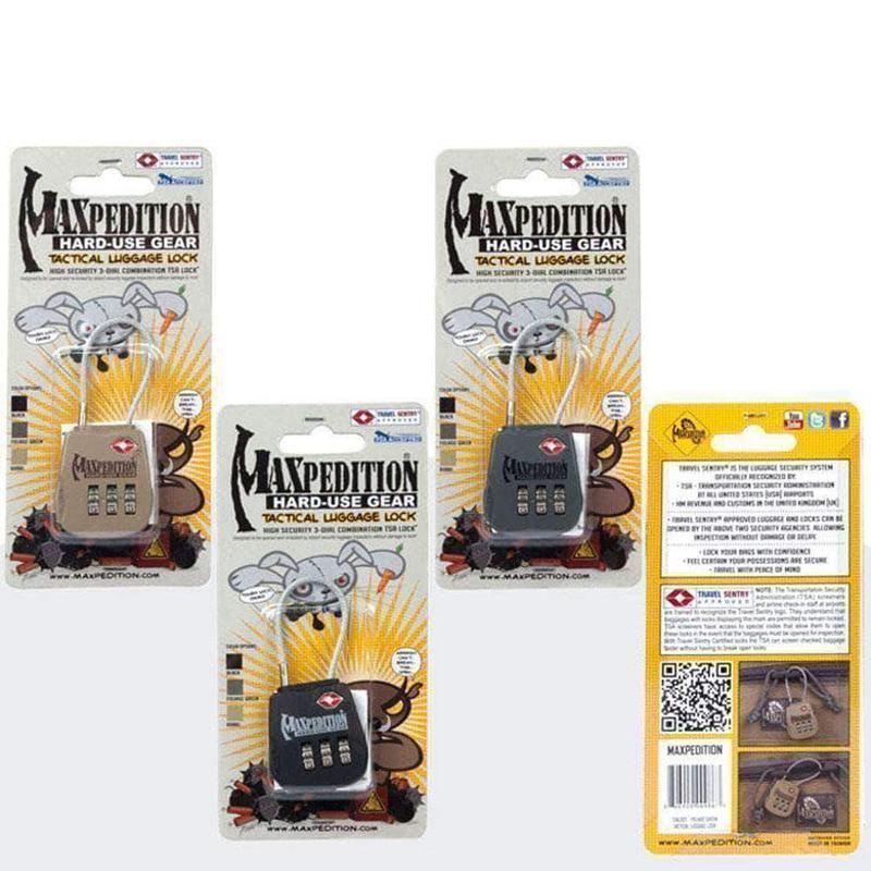 Cadenas TRAVEL LOCK Maxpedition - Coyote - Welkit.com