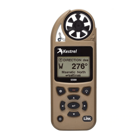 Calculateur de tir 5500 LINK + VANE MOUNT Kestrel Meters - Coyote - Welkit.com