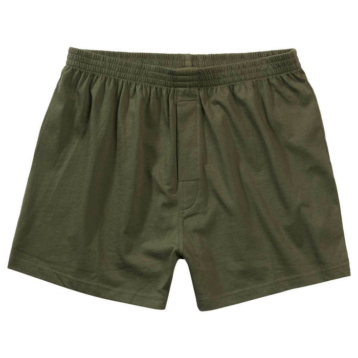 Caleçon BOXER Brandit - Vert olive - Welkit.com