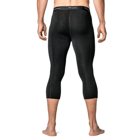 Caleçon long 3/4 LONG JOHNS M'S LITE Woolpower - Noir - Welkit.com