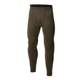 Caleçon long ULLFROTTÉ LONG JOHNS WITH FLY 200 Woolpower - Vert olive - Welkit.com