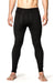 Caleçon long ULLFROTTÉ LONG JOHNS WITH FLY 400 Woolpower - Noir - Welkit.com