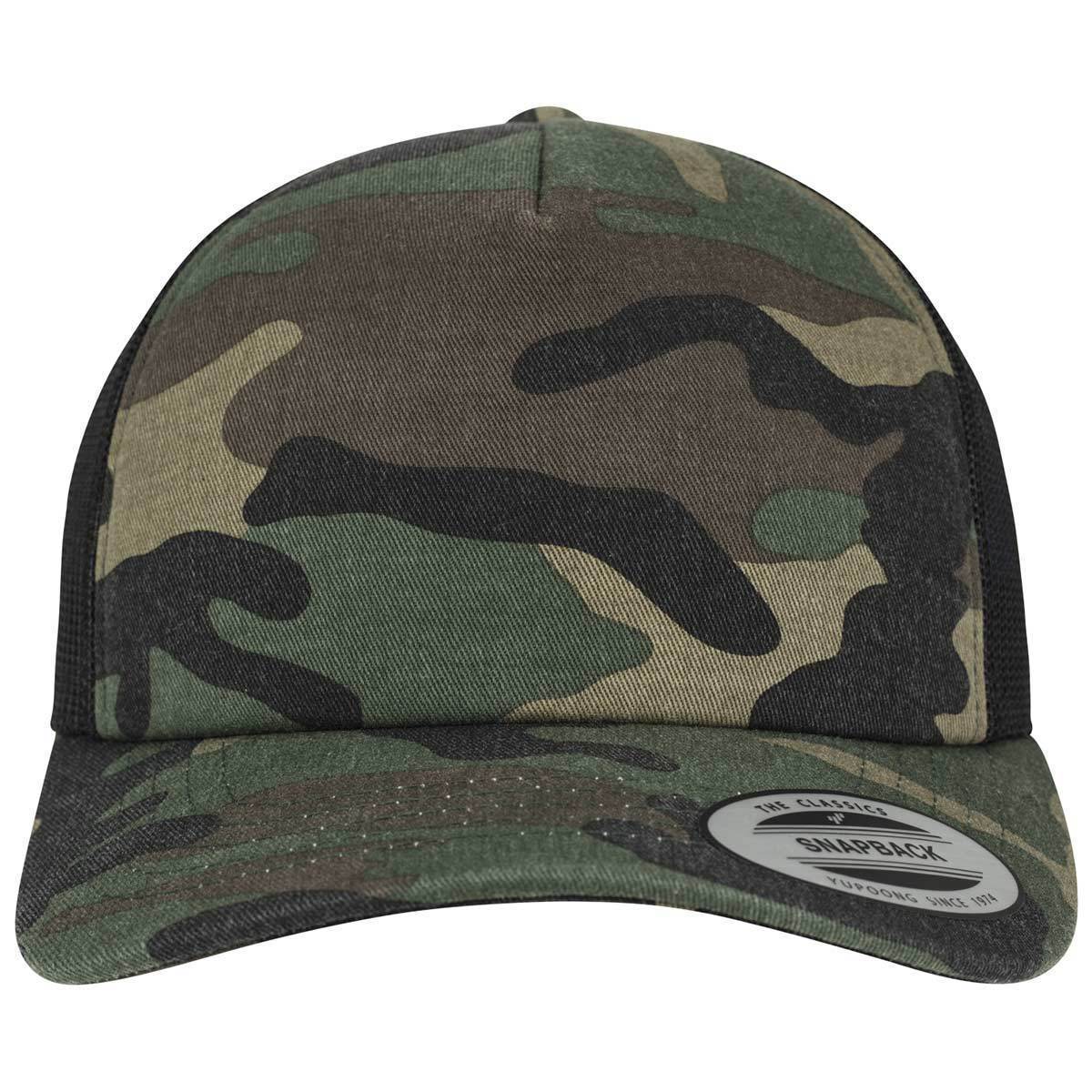 Casquette CAMO TRUCKER Brandit - Woodland - Welkit.com