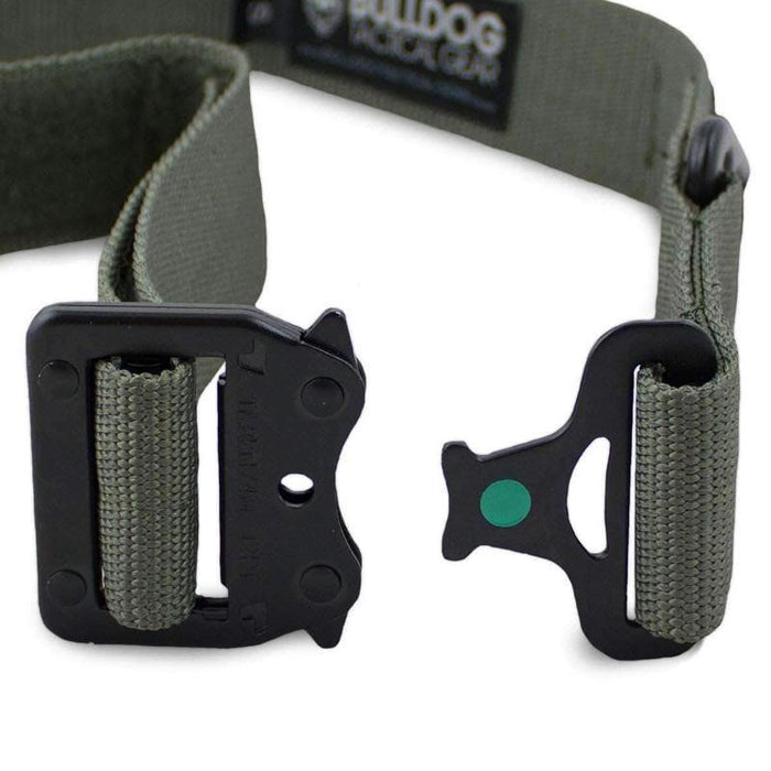 Ceinture COBRA Bulldog Tactical - Vert olive - Welkit.com