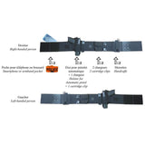 Ceinture holster DISCRET Patrol Equipement - Noir - Welkit.com