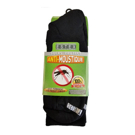 Chaussettes MI - BAS ANTI - MOUSTIQUE Estex - Noir - Welkit.com