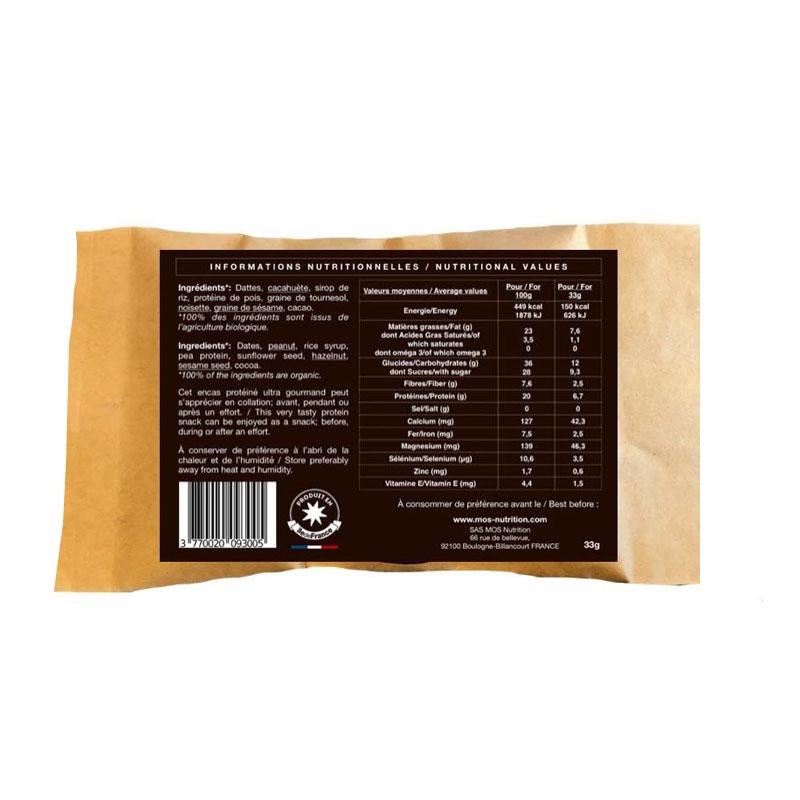 Complément alimentaire ENERGYBALL CACAO - NOISETTE | 150 KCAL MOS Nutrition - Autre - Welkit.com