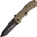 Couteau de poche BLACK OPS LINERLOCK A/O D Smith & Wesson - Desert - Welkit.com