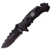 Couteau de poche LINERLOCK A/O 1049 US Marine Corps - Noir - Welkit.com