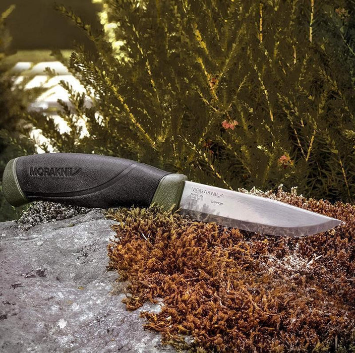 Couteau de survie COMPANION MG Morakniv - Vert - Welkit.com