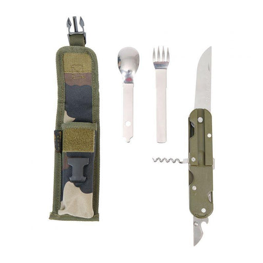 Couteau multifonctions BIVOUAC + ETUI CAM Ares - CCE - Welkit.com