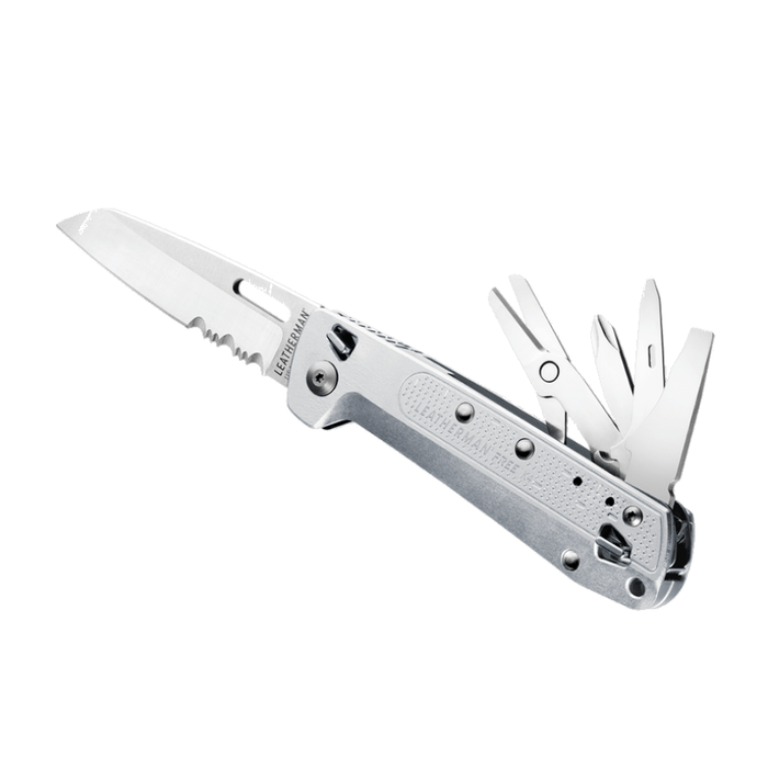 Couteau multifonctions FREE K4X | 9 Outils Leatherman - Gris - Welkit.com