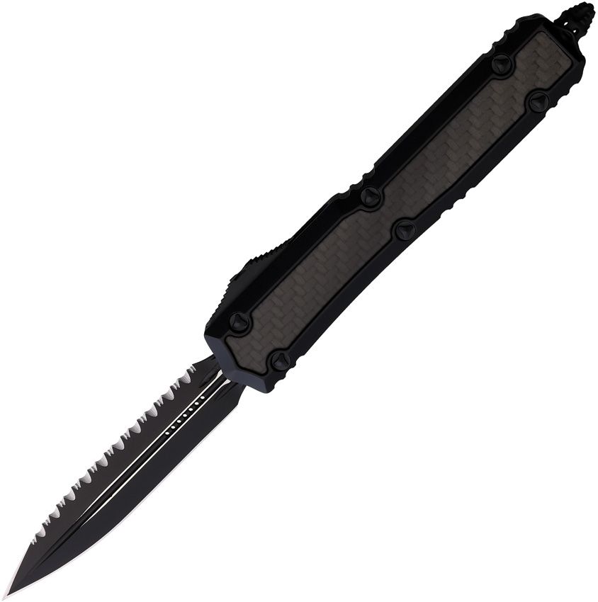 Couteau pliant AUTO MAKORA D/E OTF BLK CF Microtech - Autre - Welkit.com