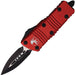 Couteau pliant AUTO MINI TROODON D/E OTF RED Microtech - Autre - Welkit.com