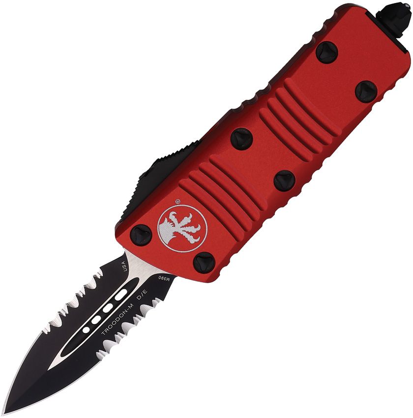 Couteau pliant AUTO MINI TROODON D/E OTF RED Microtech - Autre - Welkit.com