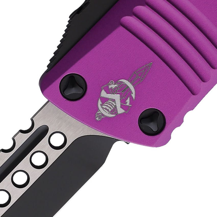 Couteau pliant AUTO MINI TROODON OTF HH VIOLE Microtech - Autre - Welkit.com