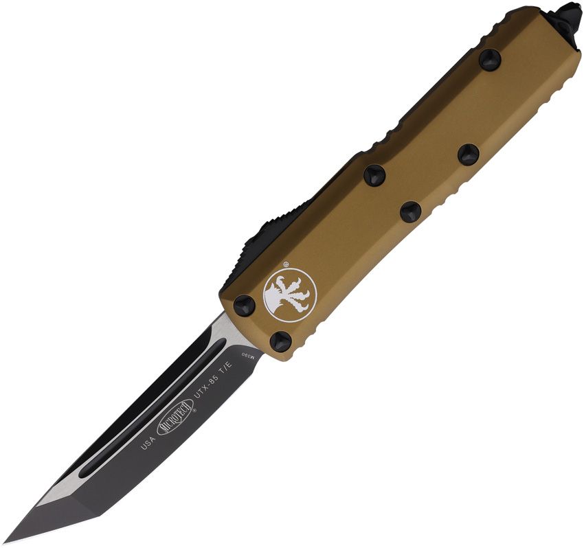 Couteau pliant AUTO UTX - 85 T/E OTF TAN Microtech - Autre - Welkit.com