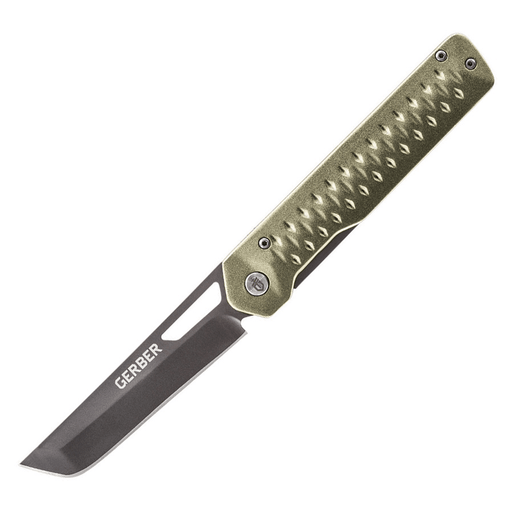 Couteau pliant AYAKO FRAMELOCK GREEN Gerber - Vert olive - Welkit.com