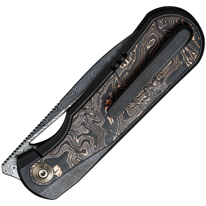 Couteau pliant BALOO FRAMELOCK DAMASCUS We Knife Co Ltd - Autre - Welkit.com