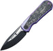 Couteau pliant BALOO FRAMELOCK PURPLE CF We Knife Co Ltd - Autre - Welkit.com