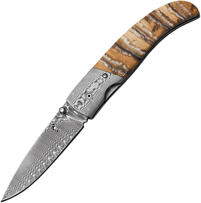 Couteau pliant DAMASCUS LINERLOCK MAMMOTH Browning - Autre - Welkit.com