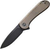 Couteau pliant ELEMENTUM FRAMELOCK BRONZE We Knife Co Ltd - Autre - Welkit.com