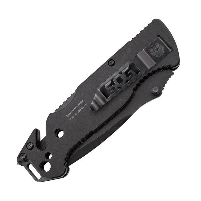 Couteau pliant ESCAPE BLACK SOG - Noir - Welkit.com