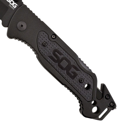 Couteau pliant ESCAPE BLACK SOG - Noir - Welkit.com